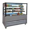 glass front fridge