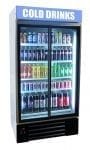 Upright Double Door Canopy Display Chiller