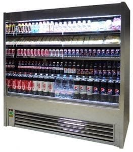 drinks display Stainless Steel Hi-Capacity Multideck