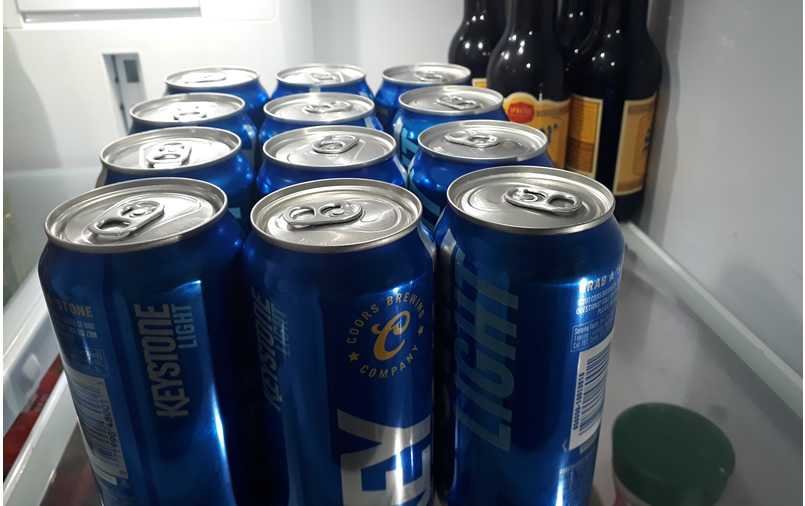 chilling the drinks