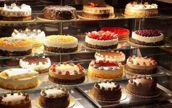 cake display fridge